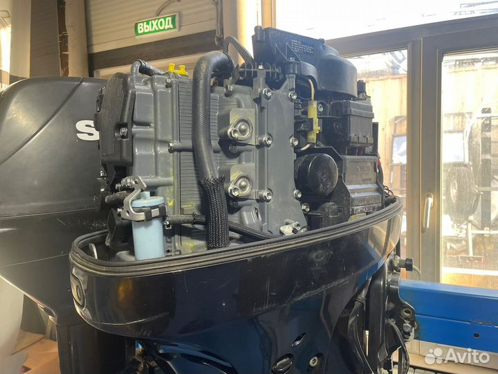 4-х тактный лодочный мотор suzuki DF40ATS Б/У