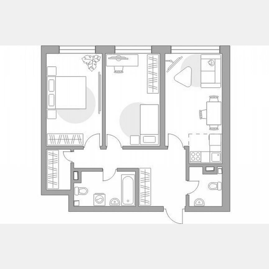 2-к. квартира, 69,7 м², 5/32 эт.