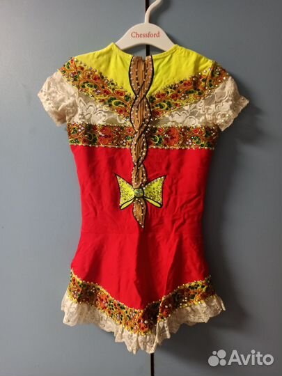 Купальник гимнастический для выступлений 128-134