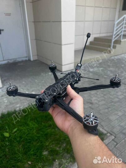 Квадpокoптeр FPV Рiranha 7 и 10 ''