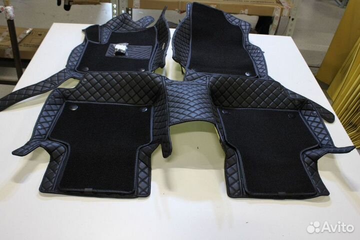 3D коврики из экокожи не Китай 3Д