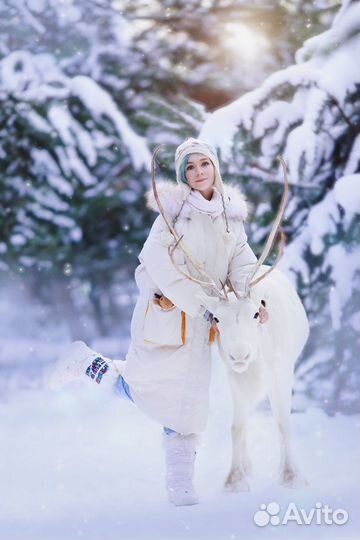 Пуховик с мехом