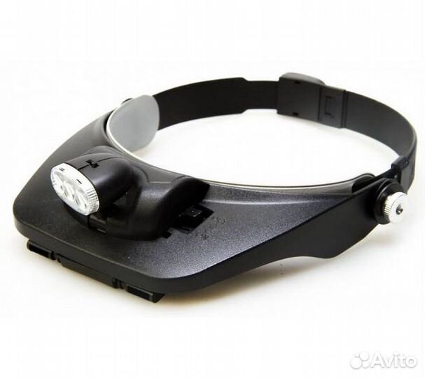 Лупа налобная с подсветкой Veber 81001-3Led, 1,2x