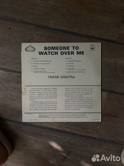 Frank sinatra пластинка