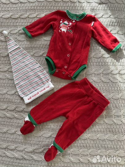 Боди новогодний костюм 56