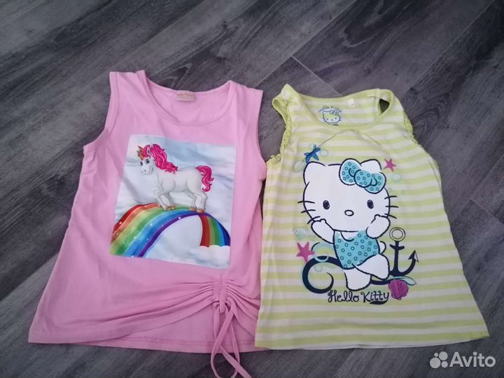 Детские вещи пакетом для девочки на рост 122/128