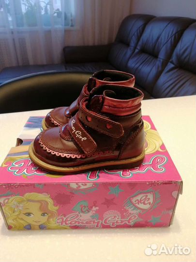 Ботинки для девочки 21 размер 13 см