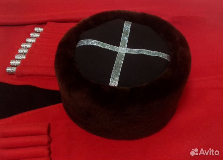 Кубанка из бурого мутона Ратеннко