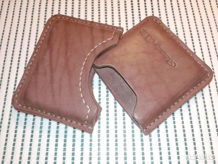 Портсигар кожаный на 20 сигарет