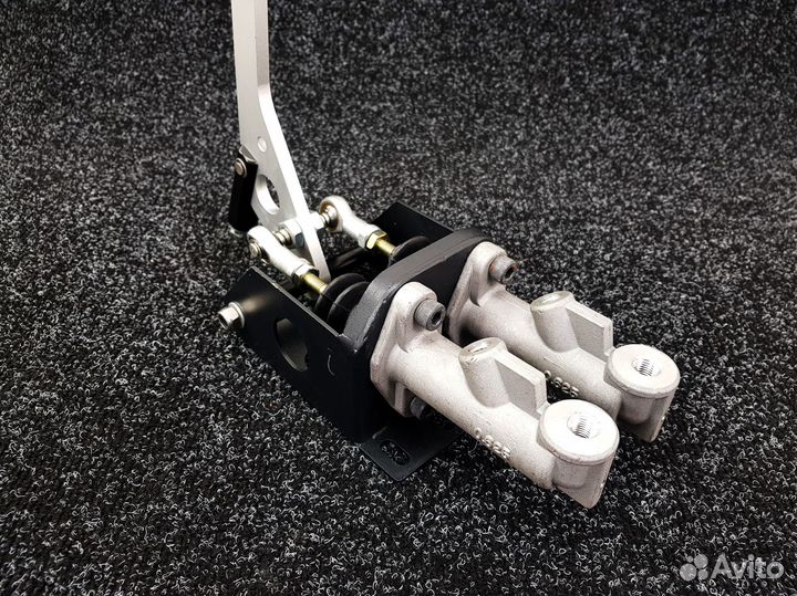 Ручник гидравлический на 2 цилиндра с короткой руч