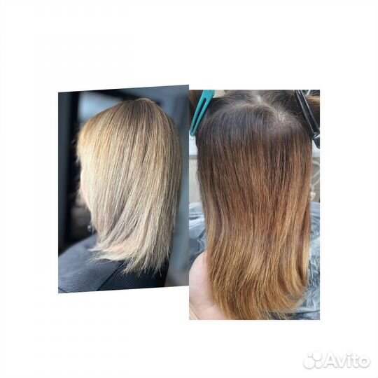 Сложное окрашивание волос