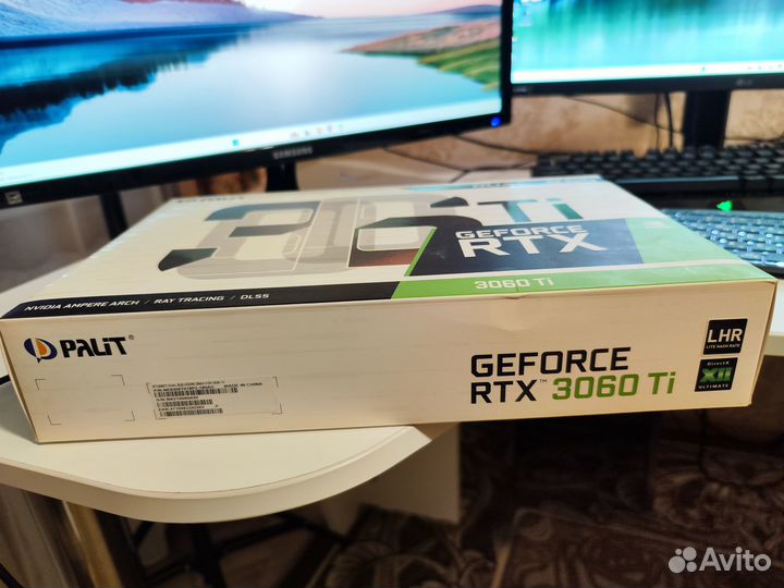 Видеокарта Palit rtx 3060 ti 8 gb