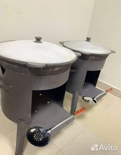 Казaн чyгунный узбeкский 10л