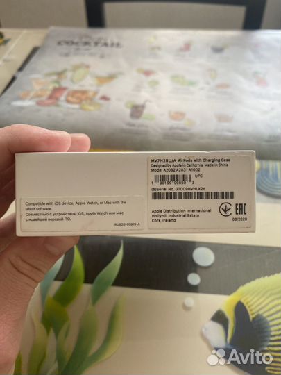 Наушники Airpods 2 оригинал