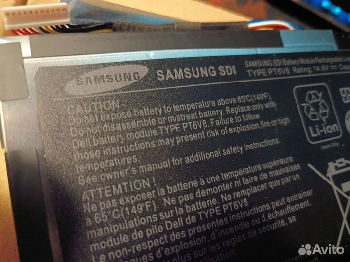 Батарея аккумулятор для ноутбука Dell Alienware