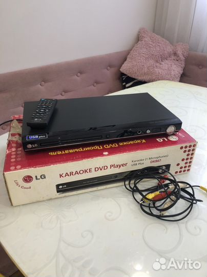 DVD плеер с караоке lg dk867