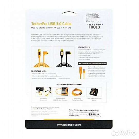 Кабель Tether Tools TetherPro USB 3.0 to Micro-B R