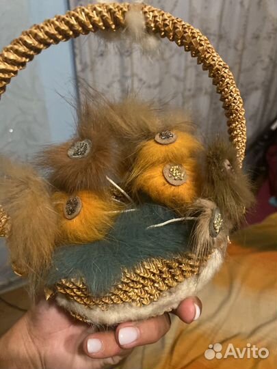 Корзина из меха