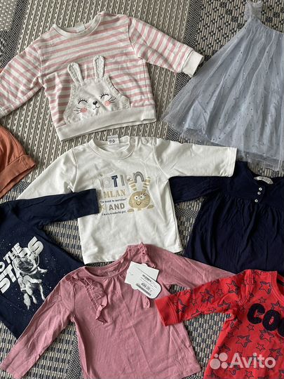 Пакет вещей на девочку 80 86