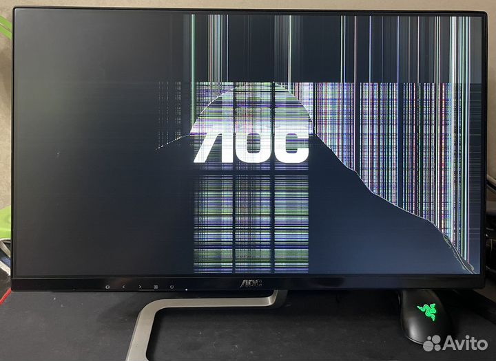 Монитор с битой матрицей aoc i2481fxh