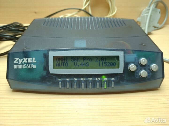 Ретро Модем Dial-UP Zyxel Omni 56K Pro в коллекцию