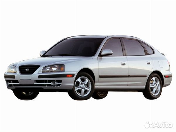 Бампер задний Hyundai Elantra 03-09, Avante 03-06 (4D SED)