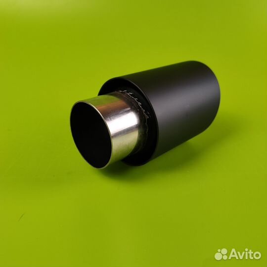 Насадка на глушитель 90мм черная матовая