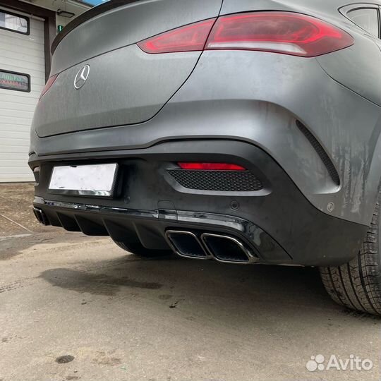 Диффузор заднего бампера AMG Mercedes GLE C167