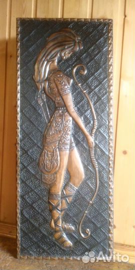 Чеканка медная СССР 