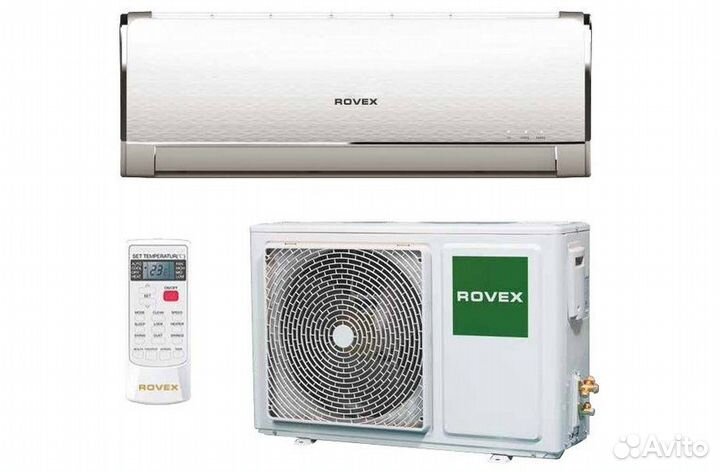 Сплит система новая Rovex 7,9,12,18,24,30,48