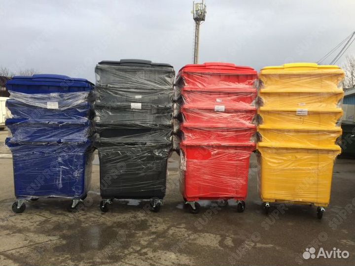 Контейнер для мусора 1100л Ш3217