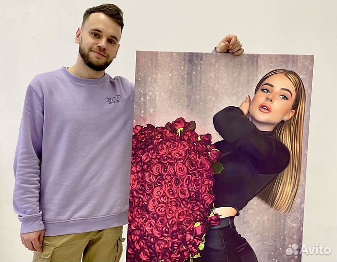 Портрет по фото на заказ Иркутск