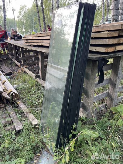 Стеклопакет и доски