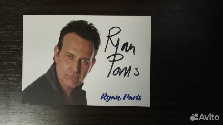 Фото с автографами Joy Peters и Ryan Paris