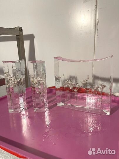 Лед пищевой с цветами 15172 грамм