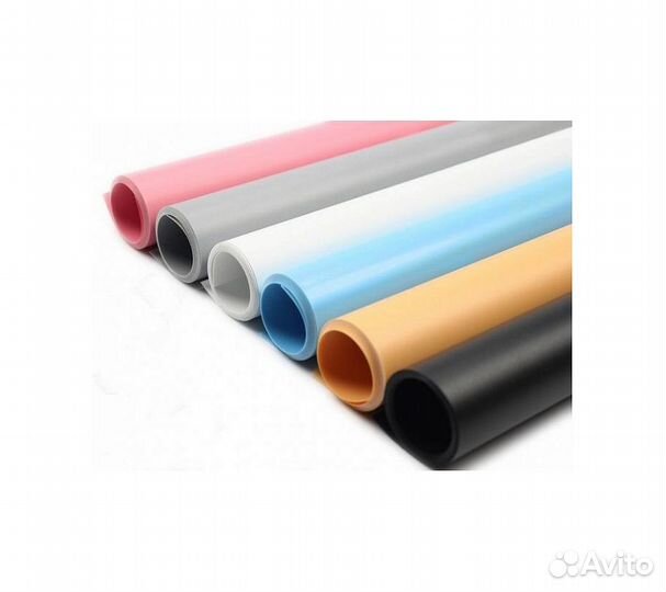 Фон пластиковый FST 100х200 серый матовый