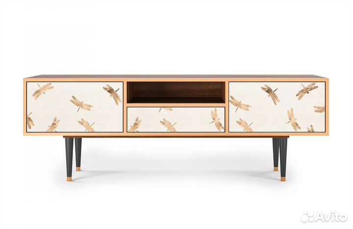 Тв-тумба T6 - Орех - Nude Dragonflies