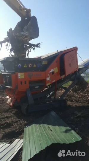 Аренда мобильной дробилки измельчителя