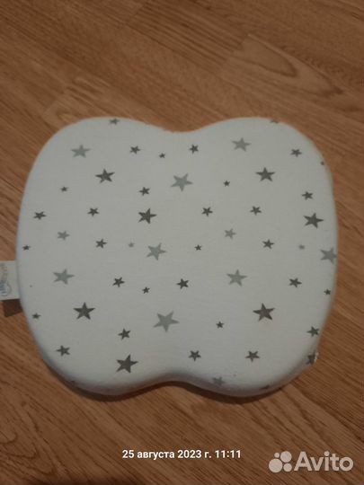 Ортопедическая подушка для новорожденных бабочка