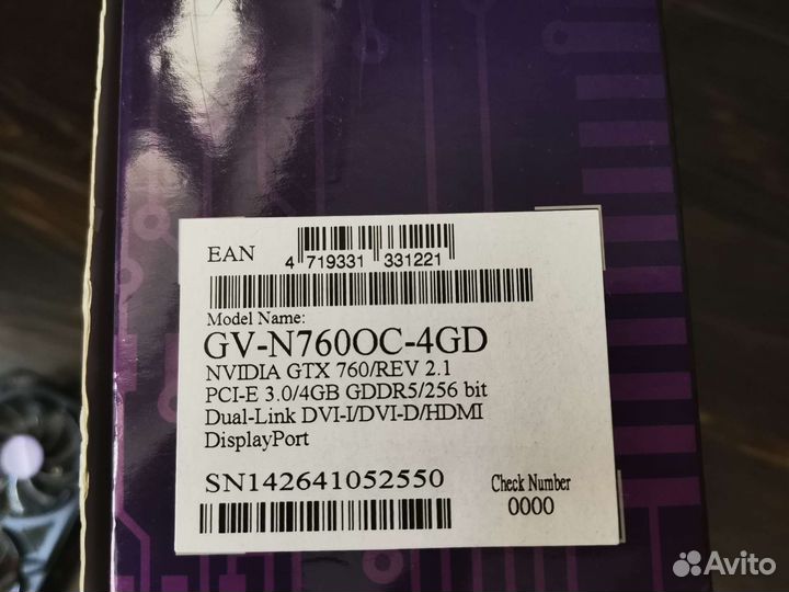 Видеокарта gtx 760 4gb