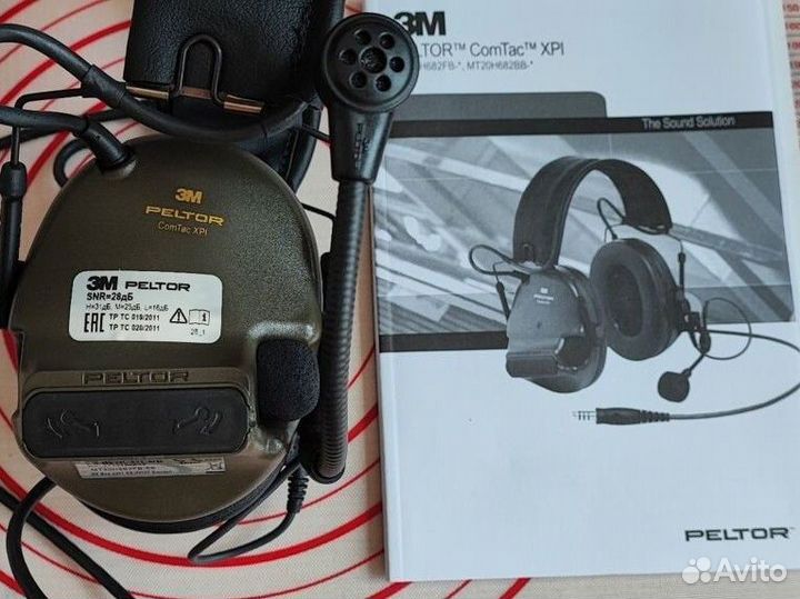 Активные наушники peltor Cоm Tac XPI