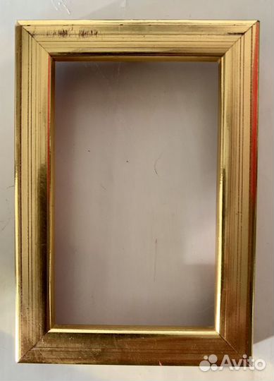 Рамочка дерево с позолотой