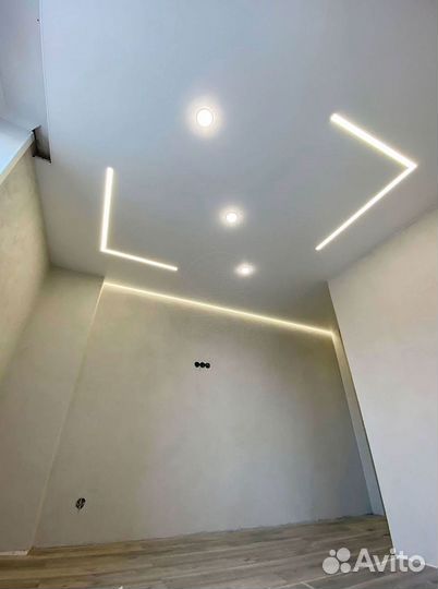 Натяжные потолки. Замер в день обращения