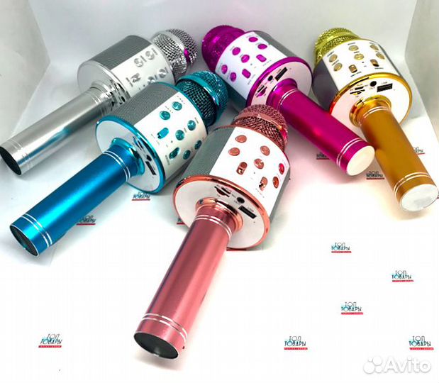 Караоке-микрофон-колонка Wster чёрный