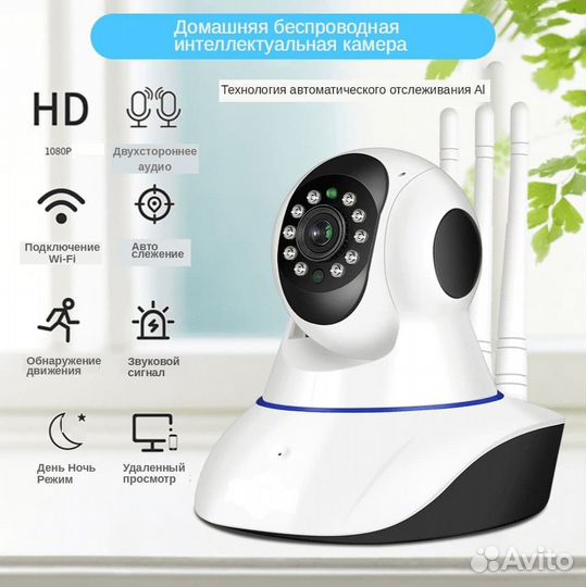 WiFi камера поворотная удаленный просмотр