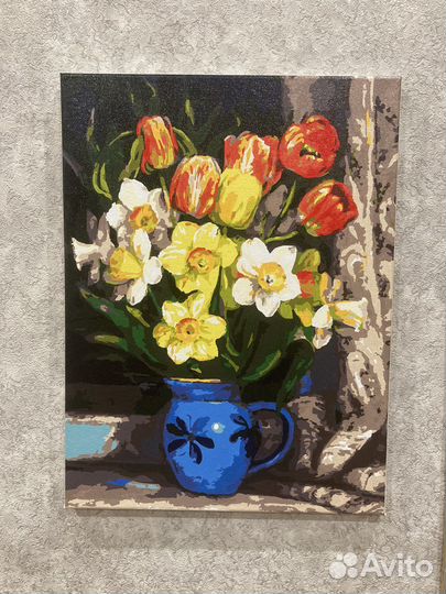 Картина по номерам-готовая