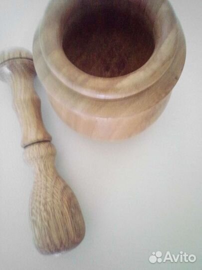 Ступка с пестиком дерево