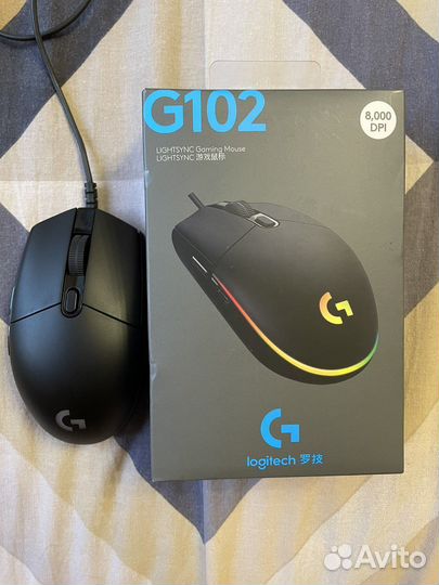 Игровая мышь logitech g102 lightsync
