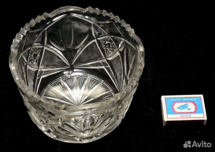 Ваза хрустальная СССР, винтаж
