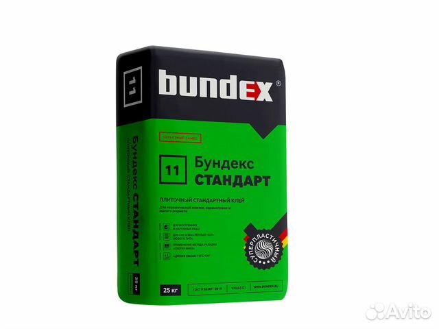 Плиточный клей Bundex